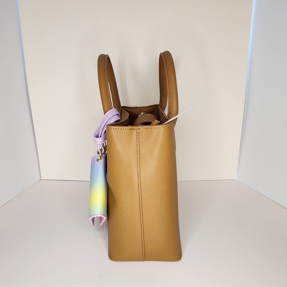 Betsey Johnson XOCHARLIE Triple Compartment Satchel with Card Holder - NWT - Picture 10 of 13